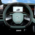 Suede Leather Car Steering Wheel Cover for Hongqi EH7 EH7pro 2024 2025 Auto Interior Accessories