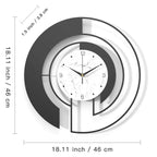 Nordic Light Luxury Metal Wall Clock Fashion Design Large Home Decoration Pendant Clock Hotel Living Room Wall Hanging Clock