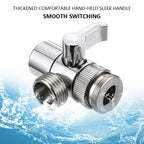 3 Way Switch Faucet 1/2 Valve Adapter Shower Diverter Valve Bathroom Faucet Shower Tap Connector Splitter Bathroom Accessories