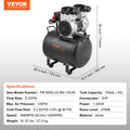 SucceBuy Air Compressor 750W/1450W/3000W Oil Free Air Compressor Quiet Portable Compressor Pump for Auto Repair Tire Inflation