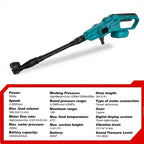 200Bar 3500W 3Gears Brushless Electric High Pressure Washer Cordless Car Washing Gun Water Gun for Makita 18V Battery