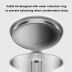 2025 Xiaomi Mijia Electric Kettle 2 1800W Fast Burning 304 Stainless Steel Double Layer Anti-scalding STR 1.7L Hot Water Kettle