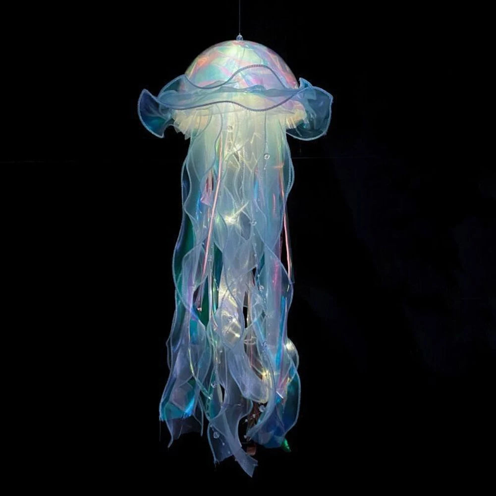 Beautiful Jellyfish Lamp Flower Girl Room Atmosphere Decoration Lamp Bedroom Colorful Nightlight Home Decoration