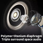 V8 screen display wireless Bluetooth earphones ANC active noise cancelling earbuds in ear earphones with built-in microphone