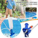 Pool Vacuum Head with Brush Bag Cleaning Kit Clean Bottoms For Pool Filter Swimming Pool Vacuum Cleaner Cleaning Skimmer Pools