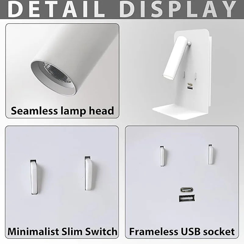 LED Wall Lamp with Switch