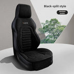 All-Season Linen Car Seat Covers Universal Fit for Sedans SUVs Trucks - Breathable Durable Comfortable Interior Accessories
