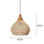 Chinese Retro Handmade Rattan Pendant Light Living Room Hot Pot Restaurant Homestay Zen Decoration Pendant Light