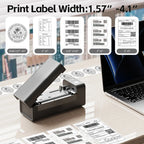 Bluetooth Thermal Shipping Label Printer - Wireless 4x6 inch Portable Label Maker for Various Systems | AlluCanFind