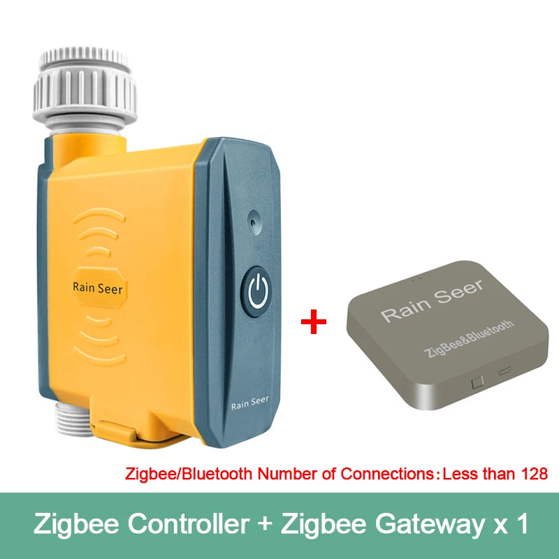 Rain Seer Tuya Zigbee Garden Home Irrigation Watering Timer WiFi Water Timer Mobile Phone Remote Solenoid valves Controller
