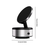 Versatile Magnetic Vacuum Suction Cup Phone Holder for MagSafe Phones