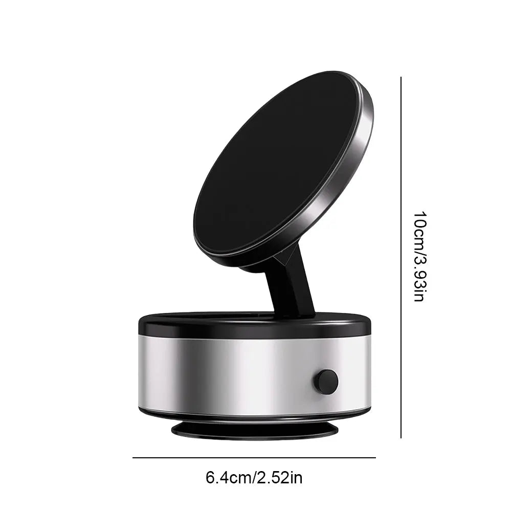 Versatile Magnetic Vacuum Suction Cup Phone Holder for MagSafe Phones