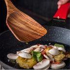 Cooking Tool Sets, Wooden Kitchen Spoons Toolset Wooden Cooking Utensils Spatula, Soup Ladle, Rice Scoop