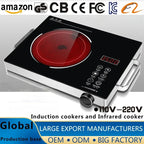 The Infrared Heating Cookware Cooking Multifunctional Electric Ceramic Stove 3500W Infinitely Adjustable Power For Soup Cooking