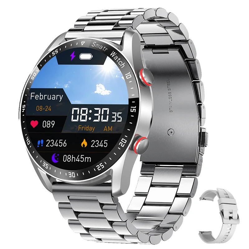 2026 New Classic Smart Watch Men Women ECG+PPG HD Screen Bluetooth Call GPS Tracker Heart Rate IP68 Waterproof Sports Smartwatch