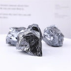 Natural Rough Raw Terahertz Stone Energy Stones Crystal Metallic Luster Mineral Specimen Garden Aquarium Healing Reiki Energy