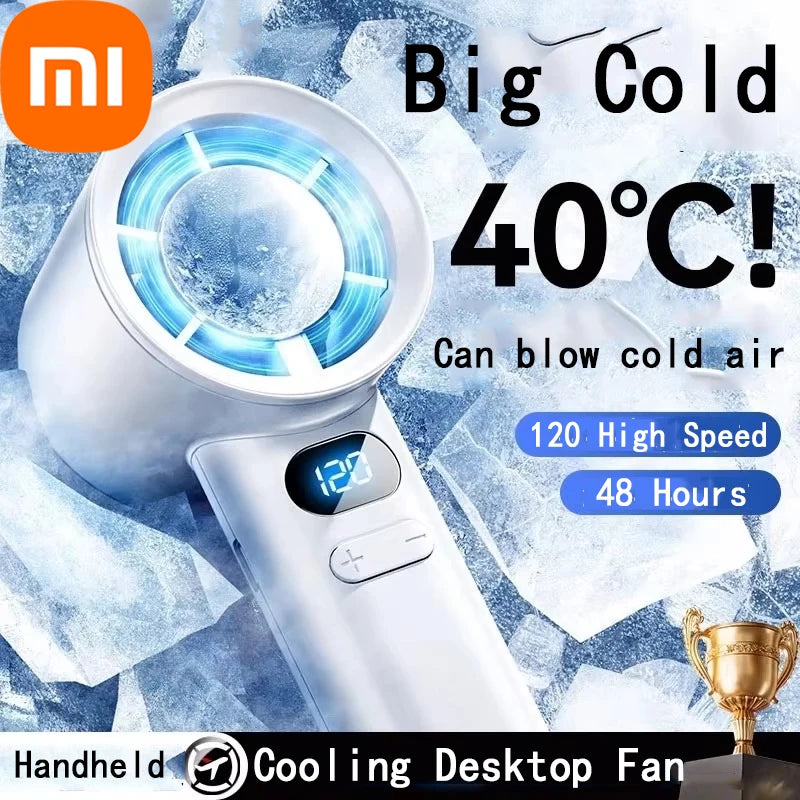 Xiaomi 120 High Speed Handheld Fan Infinitely Variable Speed Handheld
