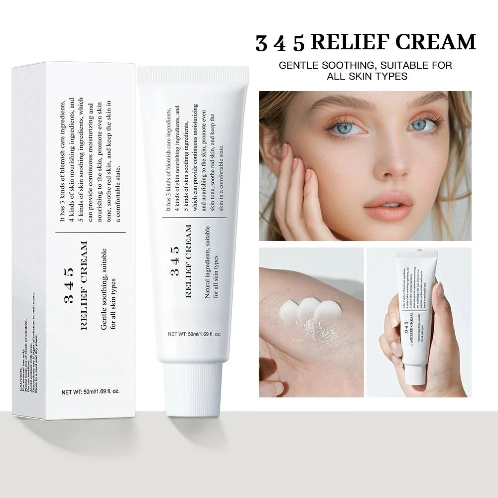 345 Relief Cream – Moisturizing, Soothing & Blemish Care Solution