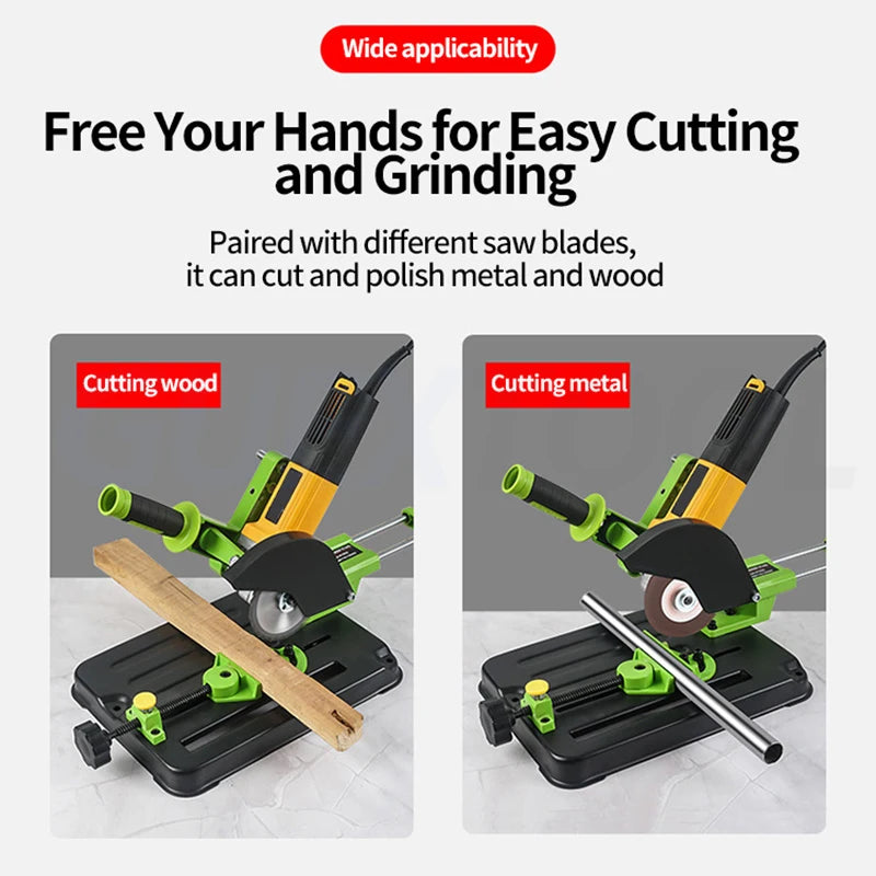Angle Grinder Fixed Bracket Draw-bar type Polishing Machine Conversion Cutting Machine Table Angle Grinder Mounting Stand Tool