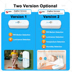 Zigbee 3.0 PIR Motion Sensor Smart Home Human Body Infrared Detector Light Lux /Temperature /Humidity Sensor For Home Assistant