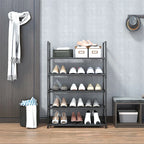 Multi-layer simple dustproof shoe rack space-saving home shoe cabinet suitable for placing at the door easy to assemble