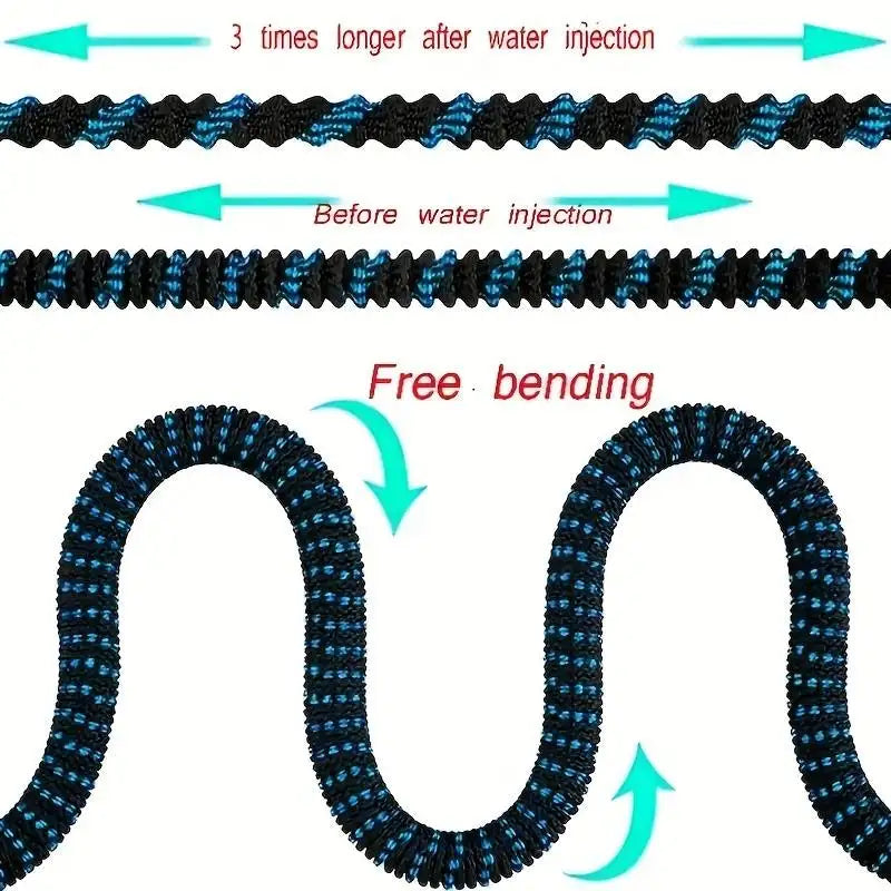 1PC garden hose Retractable hose, extended garden hose 1/2 diameter high pressure car washer tube irrigation Magic irrigation