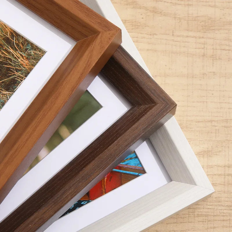 Nordic Wooden Photo Frame Minimalist A3 A4 Frame for Pictures for Wall Bedroom Living Room Ornament Christmas Gift Home Decor