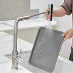 Grifo de cocina con rociador extraíble, grifo para fregadero de cocina en cascada, grifo de cocina comercial de acero inoxidable