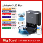 Lubluelu SL60 Plus Robot Vacuum Self Emptying, Hands-free Up To 60 Days, 4000pa Robot Vacuum And Mop Combo 3 In 1 Robotic Vacuum