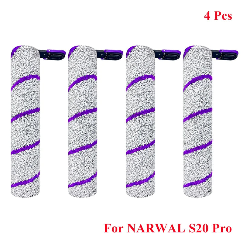 For Narwal S20 Pro Cordless Vacuum Cleaner Spare Parts Main Side Brush Hepa Filter Mop Pad Dust Bag Replacement Accessories