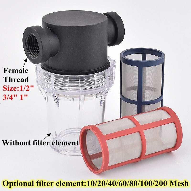 1Pc Garden Watering Filter 10 Mesh-200 Mesh Filtration Screen Domestic Kitchen Purification Filter Impurities In Water