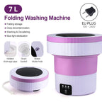 7L Small Folding Washing Machine Portable Washing Machine Automatic Mo