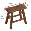 Chicken wing wooden bathing stool solid wood small bench stool child mini Chinese home living room baby adult wooden stool ZM11
