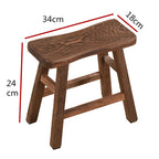 Chicken wing wooden bathing stool solid wood small bench stool child mini Chinese home living room baby adult wooden stool ZM11
