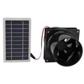 10W 12V Solar Powered Exhaust Fan for Round Pipe ABS Solar Panel Venti
