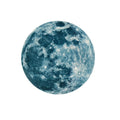 3d Sticker Large Moon The Wall In Fluorescent 20cm Dark Glow Removable Wall Stickers For Living Room DecoraçãO Para Casa