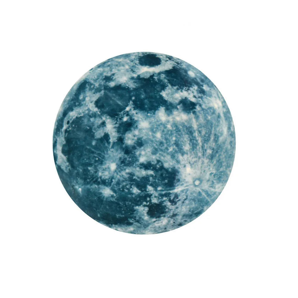 3d Sticker Large Moon The Wall In Fluorescent 20cm Dark Glow Removable Wall Stickers For Living Room DecoraçãO Para Casa