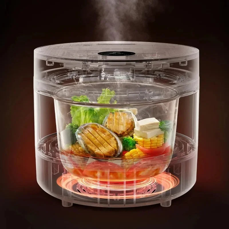 XIAOMI MIJIA Transparent Steaming Rice Cooker 4L Electrical Pressure Cooker Household Multifunctional Kitchen Appliances