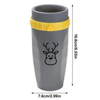 300ml Twizz Travel Mug Cup Non Spill Cup Twistable Water Cup Coffee Milk Aperture Mug with Straw Leakproof Thermal Cup Portable
