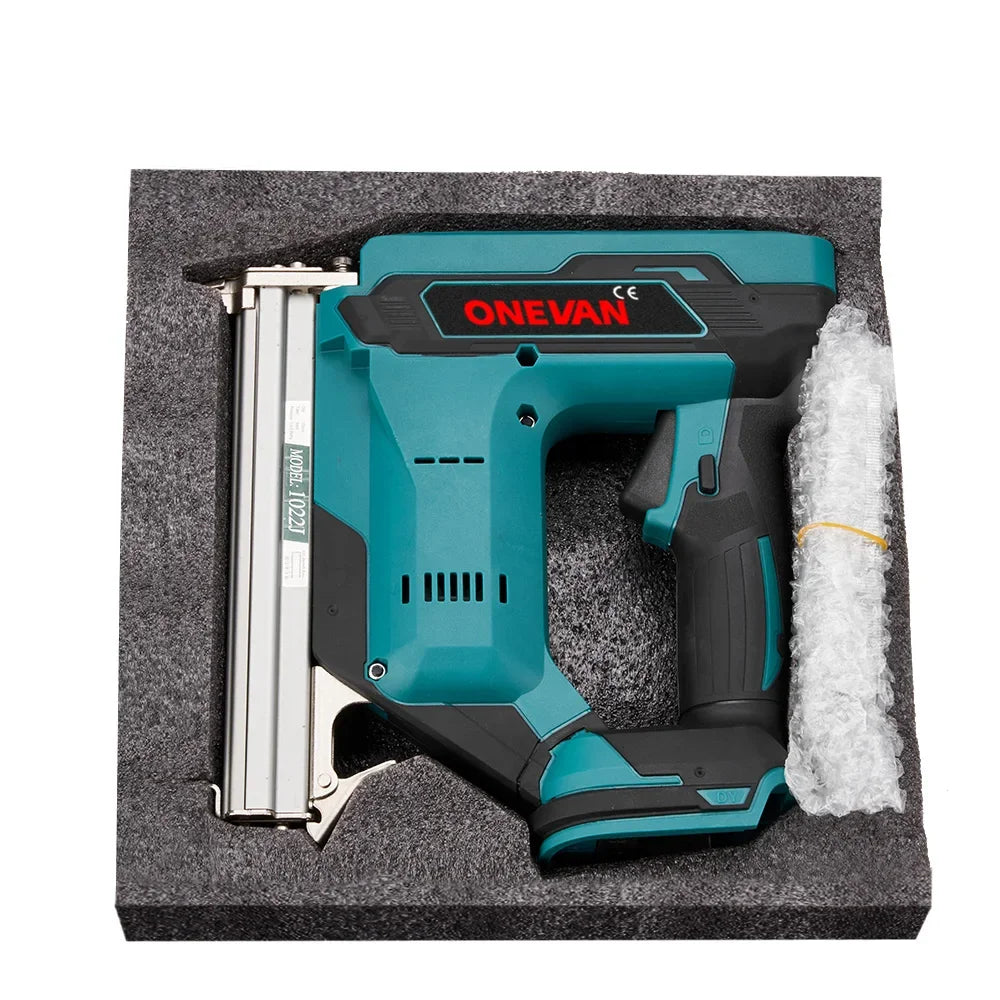 ONEVAN Wireless Electric Nail Gun F30G Nailer Stapler Framing Nailer Tacker Gun Woodworking Power Tool For 21V 18V Battery