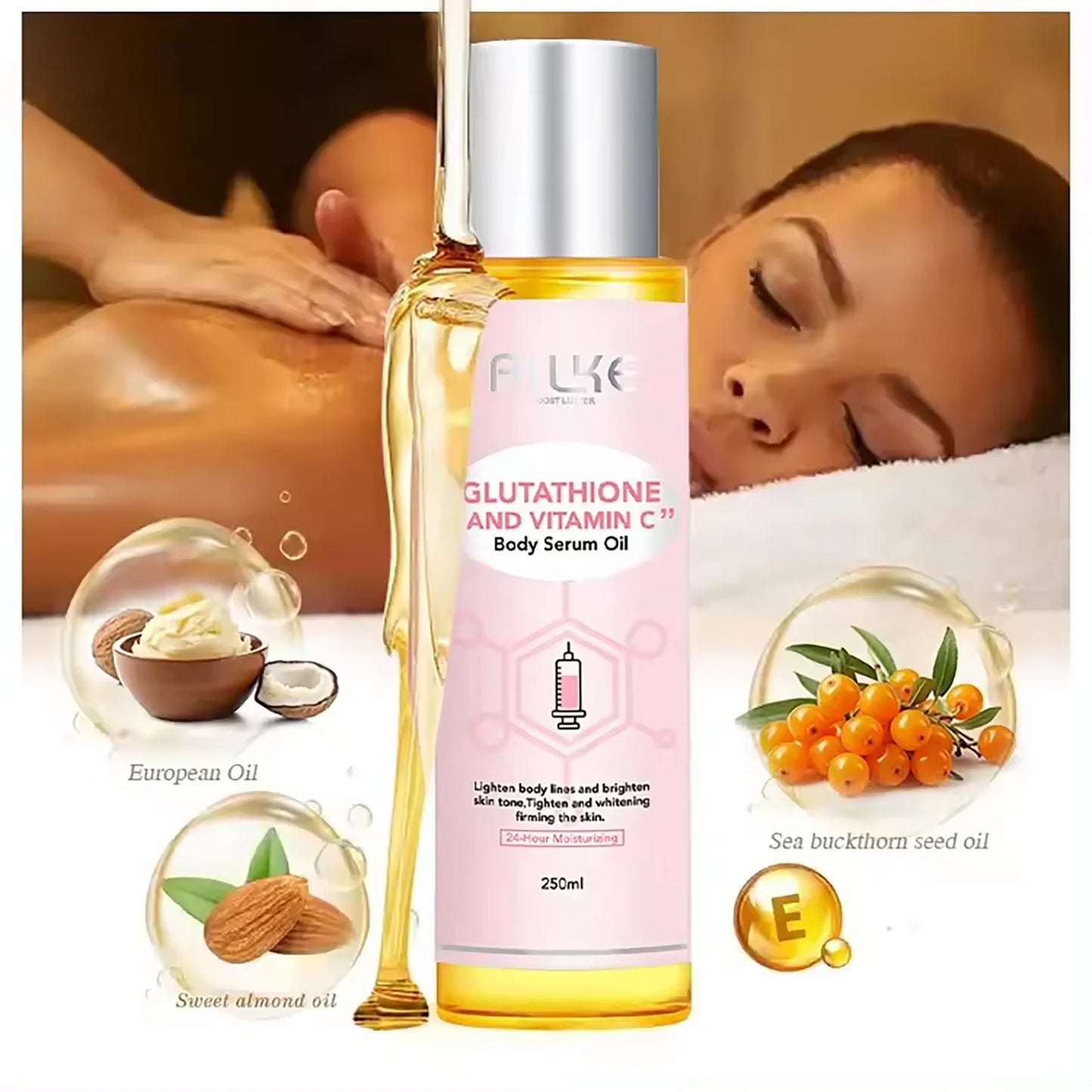 AILKE Glutathione Vitamin C Whitening Skin Care Set