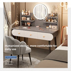 Dressing Table, Bedroom,Simple Modern Small Apartment, Bedside Storage Cabinet,Integrated Makeup Table, Nail Salon Makeup Table
