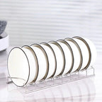Stainless steel bowl and dish storage artifact, desktop drain rack, kitchen storage rack, bowl and dish storage bracket