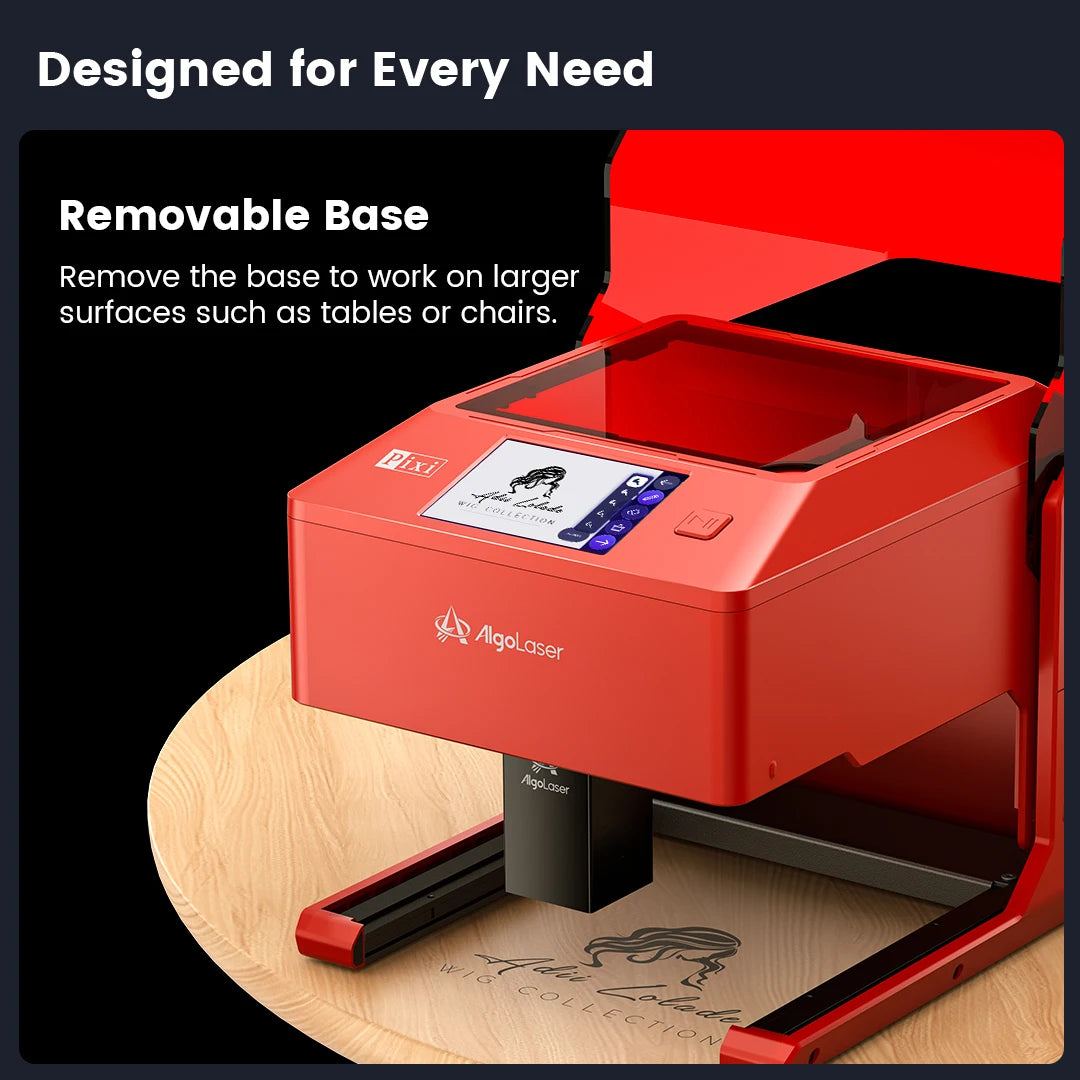 Algolaser Pixi Smart Simple Safe Class 1 Laser Engraver CutterCNC Router Desktop Protable Woodworker Engraving Machine DIY Tools