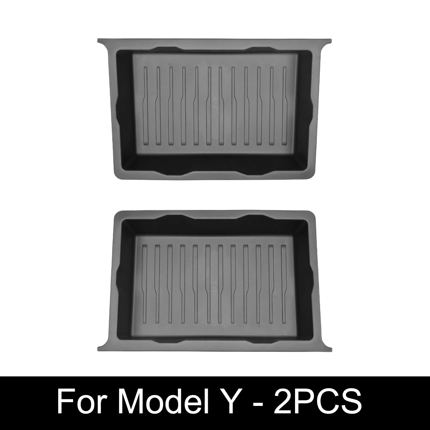 New Under Seat Storage Box Drawer Type Organizer Storage Lower TPE Box Case for Tesla Model Y 2020-2023 Interior Accessories