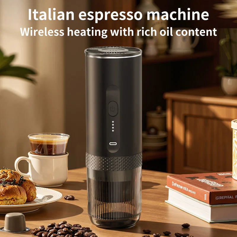 Wireless Capsule Coffee Machine Fully Automatic Italian Pump Pressure Wireless Heating Extraction Espresso Machine