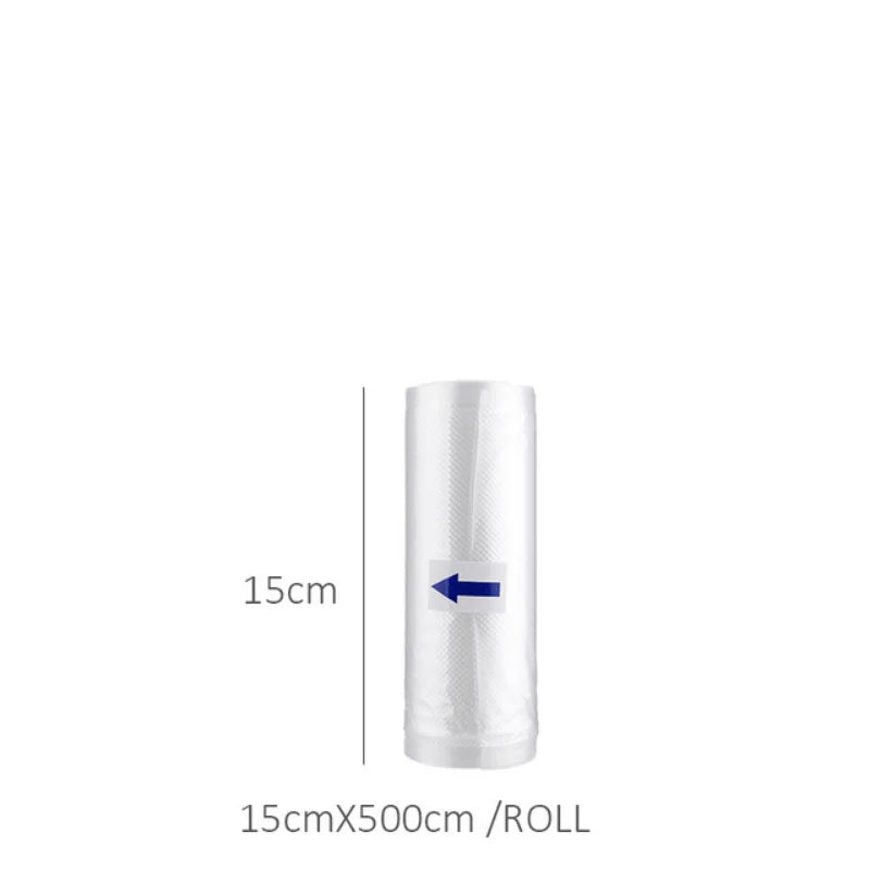 Household Food Saver Vacuum Bag Storage Bags Machine Film Sealer Vacuum Packer Saran Wrap Food Fresh Long Keeping 1 Roll