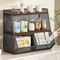 Kitchen Multi-Layer Organizer Desktop Storage Rack Countertop Mug Holder Snack Tea Bag Storage Box for Dining Table