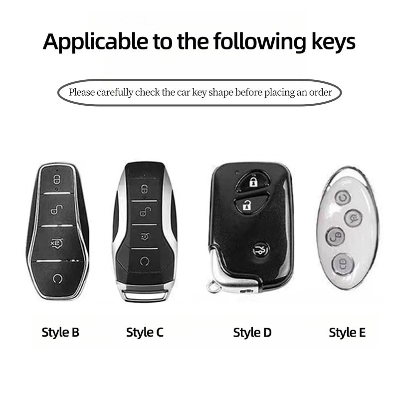 Car Remote Key Case Fob Cover Holder Shell Bag for BYD Song Plus Atto 3 Han EV Tang DM Qin Seal Dolphin Keychain Accessories
