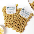 Kitchen Gold Thread Cleaning Cloth Hangable Space-saving Dishwashing Towel For Home